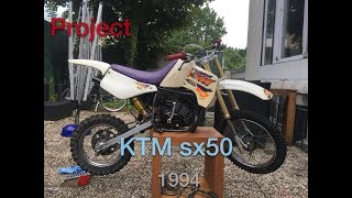 KTM SX50 project 1994 [upl. by Oswald464]