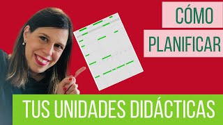 👩🏻‍🏫 CÓMO PLANIFICAR una UNIDAD DIDÁCTICA 🔴 paso a paso 🎯 [upl. by Noteek]