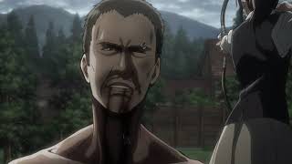 Sasha Humanitys Arrow  Counterattack Mankind Scene  Attack on Titan Season 2 Eng Dub [upl. by Yclehc880]