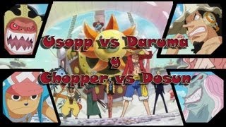 One Piece AMV Chopper vs Dosun y Usopp vs Daruma [upl. by Bigot327]