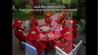 Kinderfeestje Brandweer 🚒👨‍🚒🎈 Arrangement Met Echte Brandweerauto [upl. by Kehoe507]