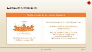 Europäische Kommission  👨🏼‍🎓 EINFACH ERKLÄRT 👩🏼‍🎓 [upl. by Suivat285]