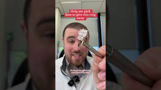 Help me pick how to give this ring give away diamonds rings giveawaylive shorts [upl. by Pietra]