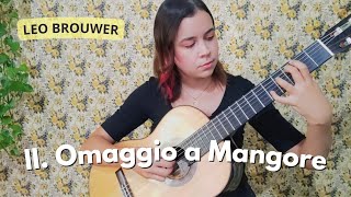 Nuevos Estudios Sencillos for guitar  II Omaggio a Mangore LEO BROUWER [upl. by Ferriter528]