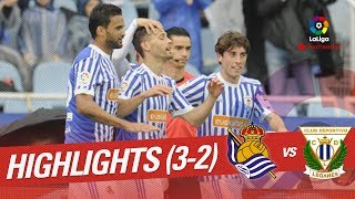 Resumen de Real Sociedad vs CD Leganés 32 [upl. by Negah]