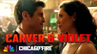 Hanako Greensmith and Jake Lockett Talk Violet and Carver  Chicago Fire  NBC [upl. by Chaffee]