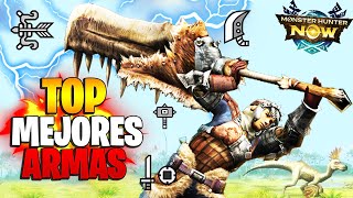 ⚡️Las MEJORES ARMAS de MONSTER HUNTER NOW  Guía build armas MH Now [upl. by Darice]