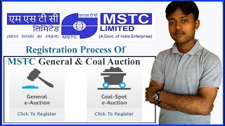 MSTC Registration Process For General amp Coal Spot eAuction [upl. by Akinhoj680]