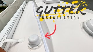 Exclusive The Best Way to Install Gutters on a Casita Travel Trailer [upl. by Goldie]