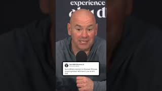 Dana White on Khamzat Chimaev snapping Robert Whittakers jaw [upl. by Nahguav]