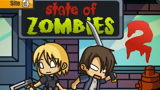 STATE OF ZOMBIES 2  Addicting Zombie Shooting Game Play [upl. by Nivac]