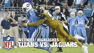 Titans vs Jaguars  Week 11 Highlights  NFL [upl. by Cristy226]