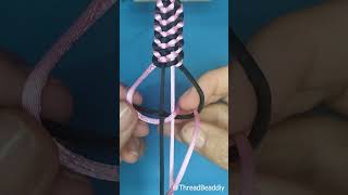 String Bracelet Pattern №16  Easy Bracelet Tutorial for Beginners [upl. by Aneej]