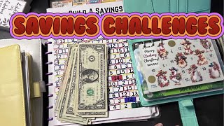 Savings challenges and Christmas Binder Time savings [upl. by Balbinder]