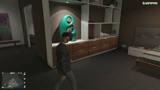 House Tour Weazel Plaza Apt 101 GTA Online 2023 [upl. by Strang98]