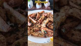 Potato Wedges In air fryercrispy Potato Wedges ytshorts viraltrending [upl. by Baptista]