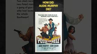 How did Audie Murphy die western movie hollywoodhistory historicalmovie history historymovie [upl. by Crean211]