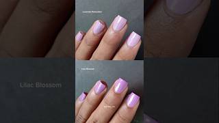 Lavender Relaxation vs Lilac Blossom by Flormar flormar nailpolish swatches shorts youtube [upl. by Garwin]