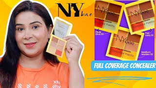 NY Bae Full Coverage Concealer Pallette Creaseless Lightweight nybae [upl. by Maryanna]