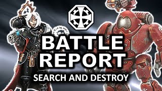 Adepta Sororitas Vs Adeptus Mechanicus  Warhammer 40k Battle report 10th edition [upl. by Boris]