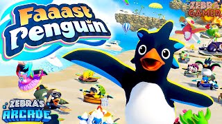 Faaast Penguin Gameplay  Zebras Arcade [upl. by Auqinimod]