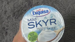 Exquisa Mild Skyr Natural 400 g Unboxing and Test [upl. by Gnah911]