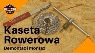 Serwis roweru  Demontaż i montaż kasety rowerowej [upl. by Ladnik]