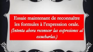 Les formules de politesse Expresiones de cortesía [upl. by Leidag]