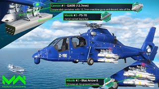 New Helicopter Full Review and Test Z19E Kite Attack Helicopter  Modern Warships [upl. by Gambell]