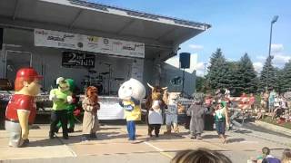 mascot dance off at jenison street dance [upl. by Debbi]