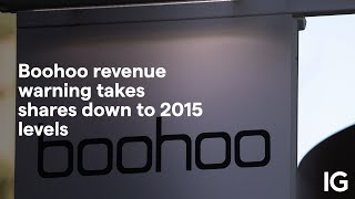 Boohoo revenue warning takes shares down to 2015 levels [upl. by Anelaf]