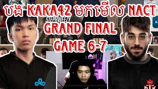 Game 67 បង Kaka42 មកមេីល BTK vs C9 Grand Final NACT [upl. by Aivonas]