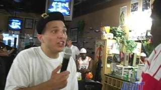 worst rap battle ever white rapper vs black rapper [upl. by Llenel747]