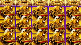 ★★JACKPOT HANDPAY★★50 BETS★★ALL ABOARD HIGH LIMIT SLOT MACHINE BUENO DINERO MUSEUM SLOTS KONAMI [upl. by Saxet]