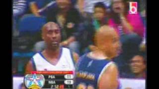 NBA Asia Challenge 09 Manila  Vintage Allan Caidic Drains 5 Straight Triples vs NBA Legends [upl. by Shaper409]