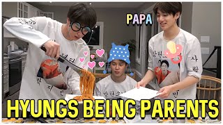 BTS Hyung Line Being The Best Parents Of Maknae Line [upl. by Eul]