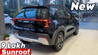 KIA SONET 2024 New Updated Model  Sonet Black Colour Htk o Sunroof 2024 Review [upl. by Alver]