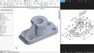 SolidWorks Çizim Örnekleri  1 [upl. by Worthy]