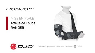 Attelle de coude DonJoy RANGER  Mise en place [upl. by Harlow]