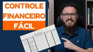 Como iniciar seu CONTROLE FINANCEIRO AGORA – Do Zero  Planilha no Caderno  Manual [upl. by Nuahsal]