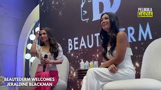 Jeraldine Blackman reveals she chose BEAUTEDERM as first skincare endorsement  Rhea AnicocheTan [upl. by Karas]