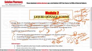 Pharmaceutics 18 Liquid Dosage Forms  Dosage Forms  Pharmaceutics 01  BPharmacy 2st Semester [upl. by Allen]