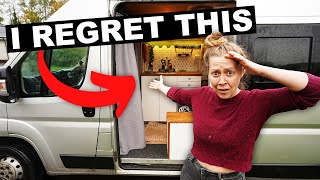 10 Things We HATE About Our Van And What We Would Do Instead [upl. by Lang]