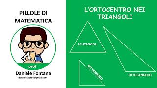 LORTOCENTRO E LE ALTEZZE DEI TRIANGOLI [upl. by Ermey]