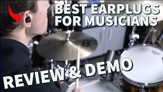 Earplugs Review  BEST Earplugs for Musicians  Soundbrenner Minuendo Etymotic Earaserz [upl. by Solegna373]