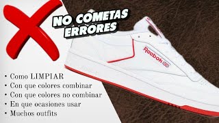 Cómo Combinar y Limpiar unas Reebok Club C 85 para Hombre Guía Completa [upl. by Johnath319]