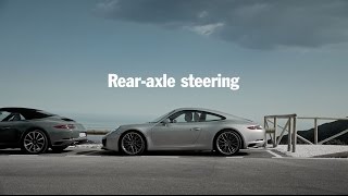 The new Porsche 911 Carrera – Rearaxle steering [upl. by Eirrahs]