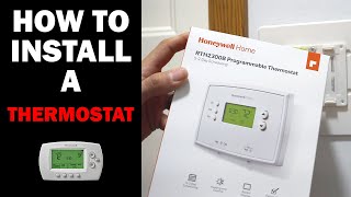 How to Install a Honeywell Thermostat [upl. by Duarte555]