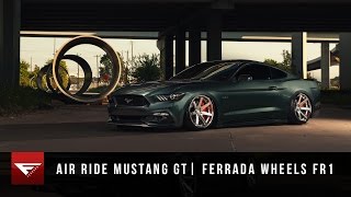 2015 Mustang GT  Bagged  Air Ride  Ferrada Wheels FR1 [upl. by Rebane71]