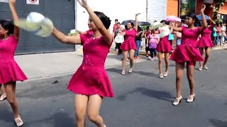 QUE RICO LO BAILAN LAS SALVADOREÑAS 🔥 DESFILE DEL CORREO SANTA ANA EL SALVADOR 2018 [upl. by Nnylorac]